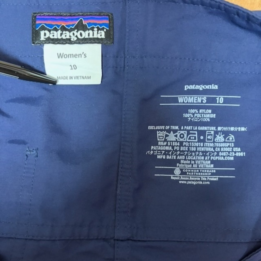 Patagonia Womens Board Skirtie Size 10 Nylon Quick Dry Beach Ocean Swim Cover Up - Picture 6 of 8